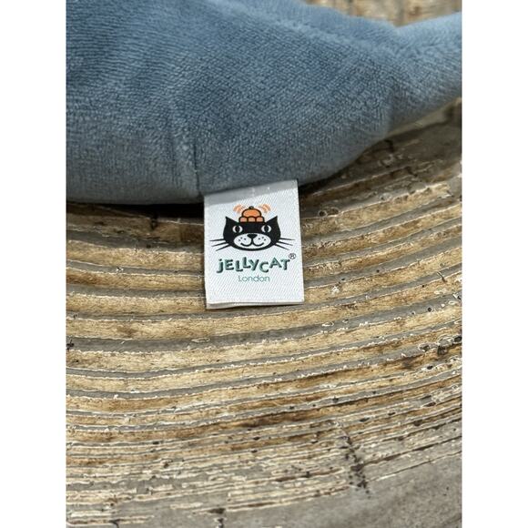 Jellycat Little Puff Sapphire Dragon Plush Blue Small Jelly Cat Stuffed Animal - Picture 8 of 9